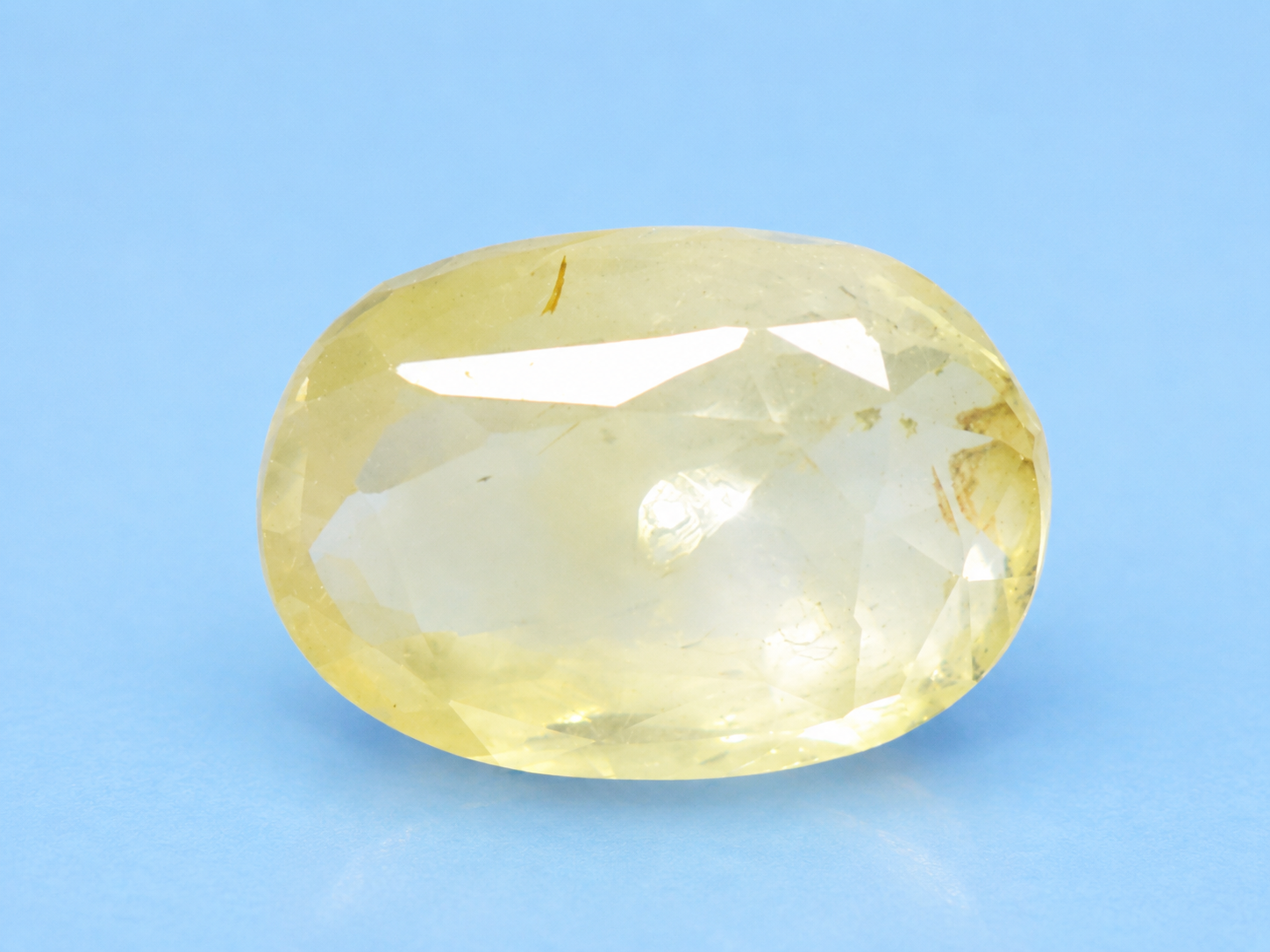 Yellow Sapphire Natural Yellow Sapphire (Pukhraj) 3.34 Ct(Pukhraj) 3.34 Ct